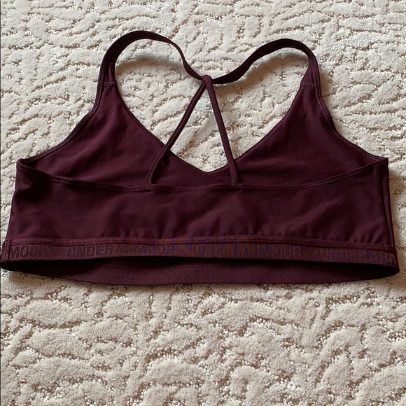 ❌sold❌Under Armour sports bra in purple - Picture 2 of 2